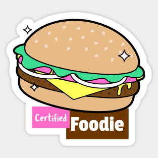 Certified Foodie Sticker